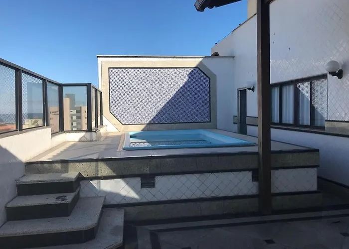Guarapari Praia - Cobertura 6 Quartos Com Piscina E Churrasqueira